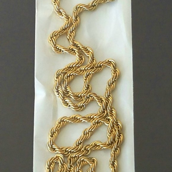 Rope Chain Gold Stainless steel 5mm - Picture 2 of 4